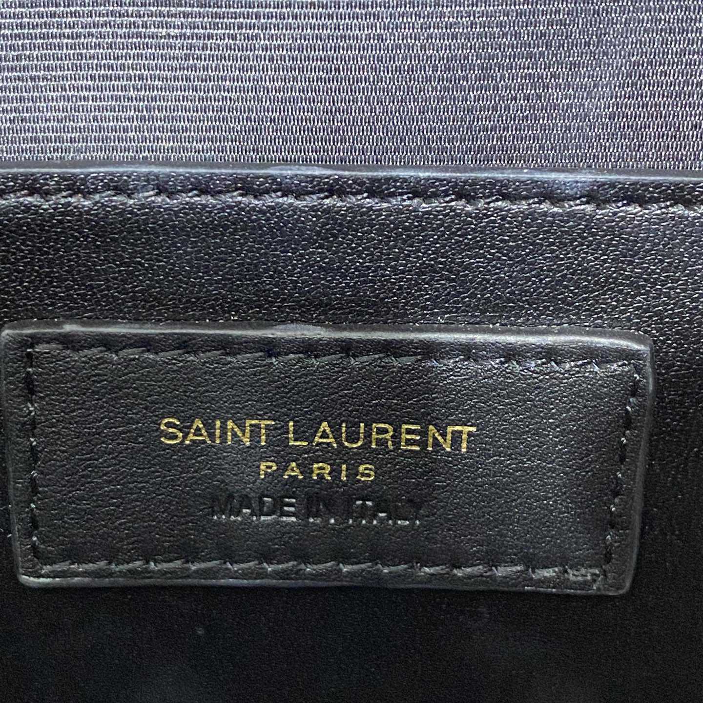 Saint Laurent Manhattan Shoulder Bag In Canvas And Leather - FashionPlug