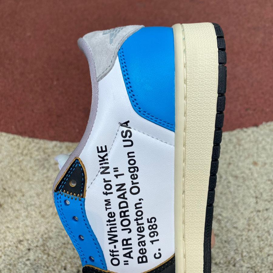  Air Jordan 1 x Off-white Low Sneaker    CZ0790-108 - FashionPlug