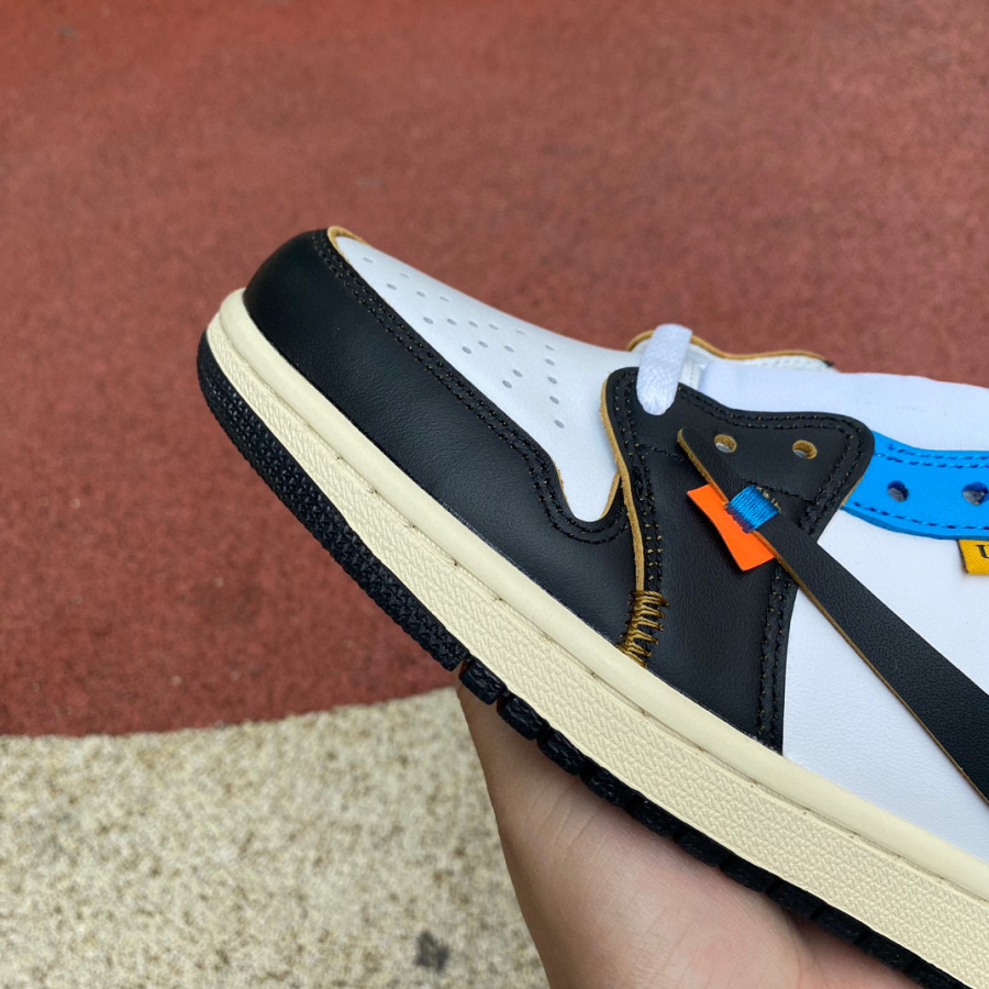  Air Jordan 1 x Off-white Low Sneaker    CZ0790-108 - FashionPlug