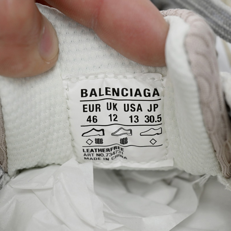 Balenciaga 3XL Sneaker In Light Beige Mesh And Polyurethane - FashionPlug