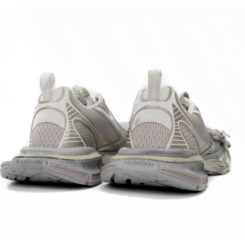 Balenciaga 3XL Sneaker In Light Beige Mesh And Polyurethane - FashionPlug