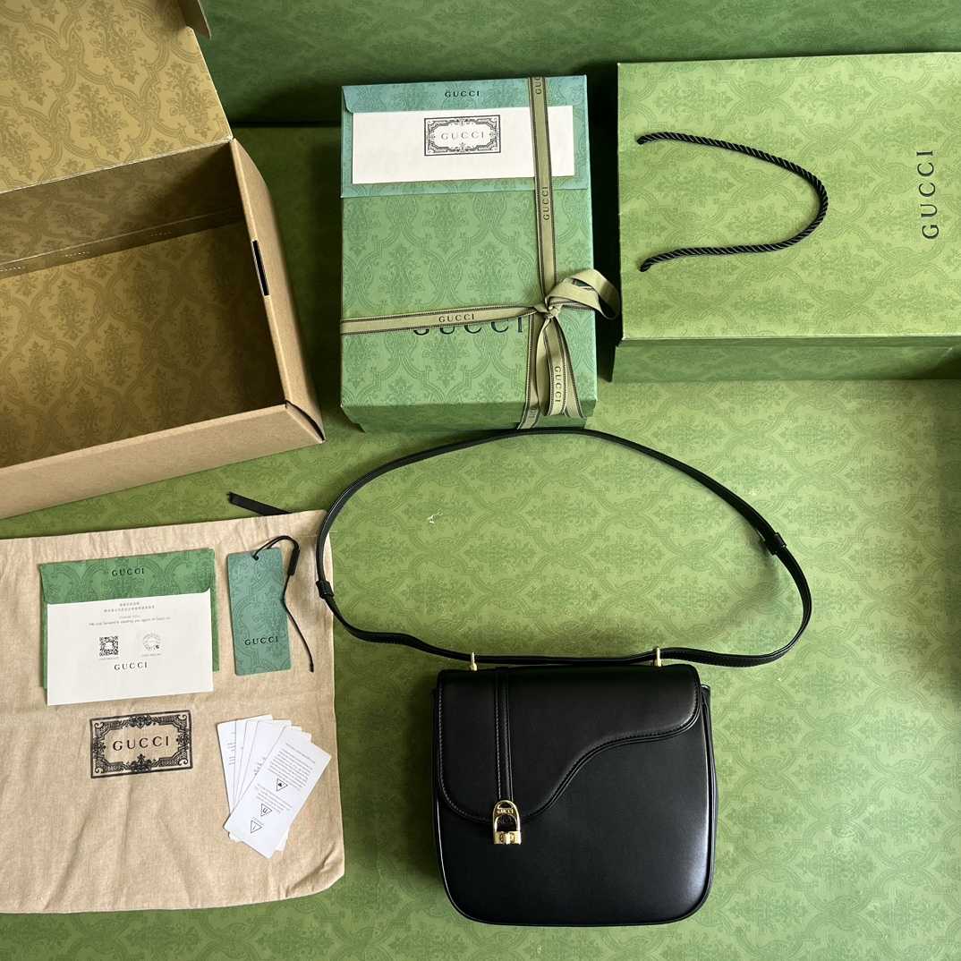Gucci Equestrian Inspired Shoulder Bag(21-20-7cm)   - FashionPlug