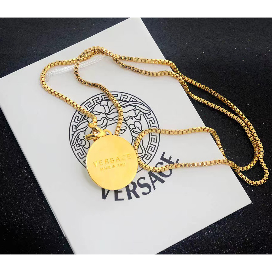 Versace Medusa Disc Pendant - FashionPlug