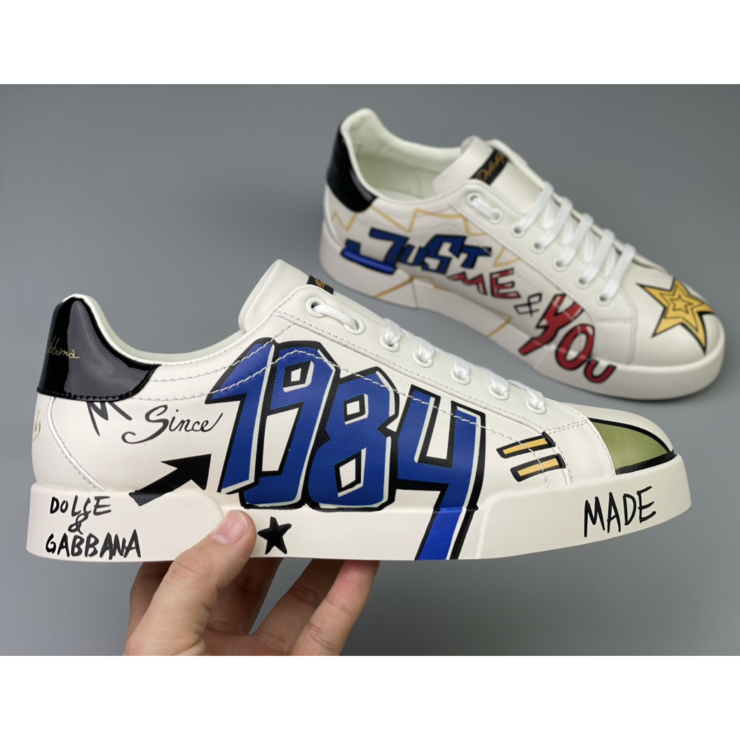 Dolce & Gabbana New DGLimited Portofino Sneakers - FashionPlug