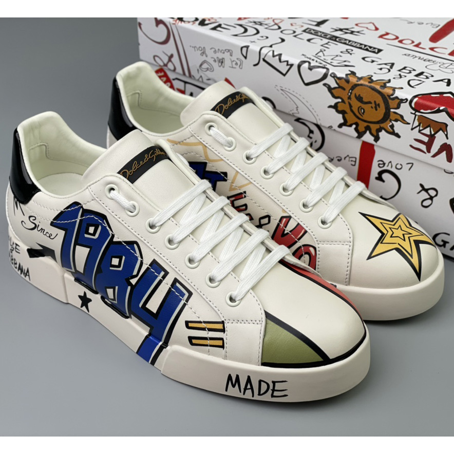 Dolce & Gabbana New DGLimited Portofino Sneakers - FashionPlug