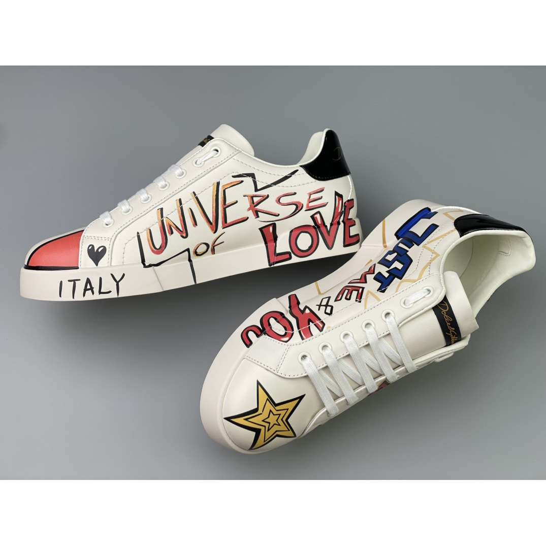 Dolce & Gabbana New DGLimited Portofino Sneakers - FashionPlug