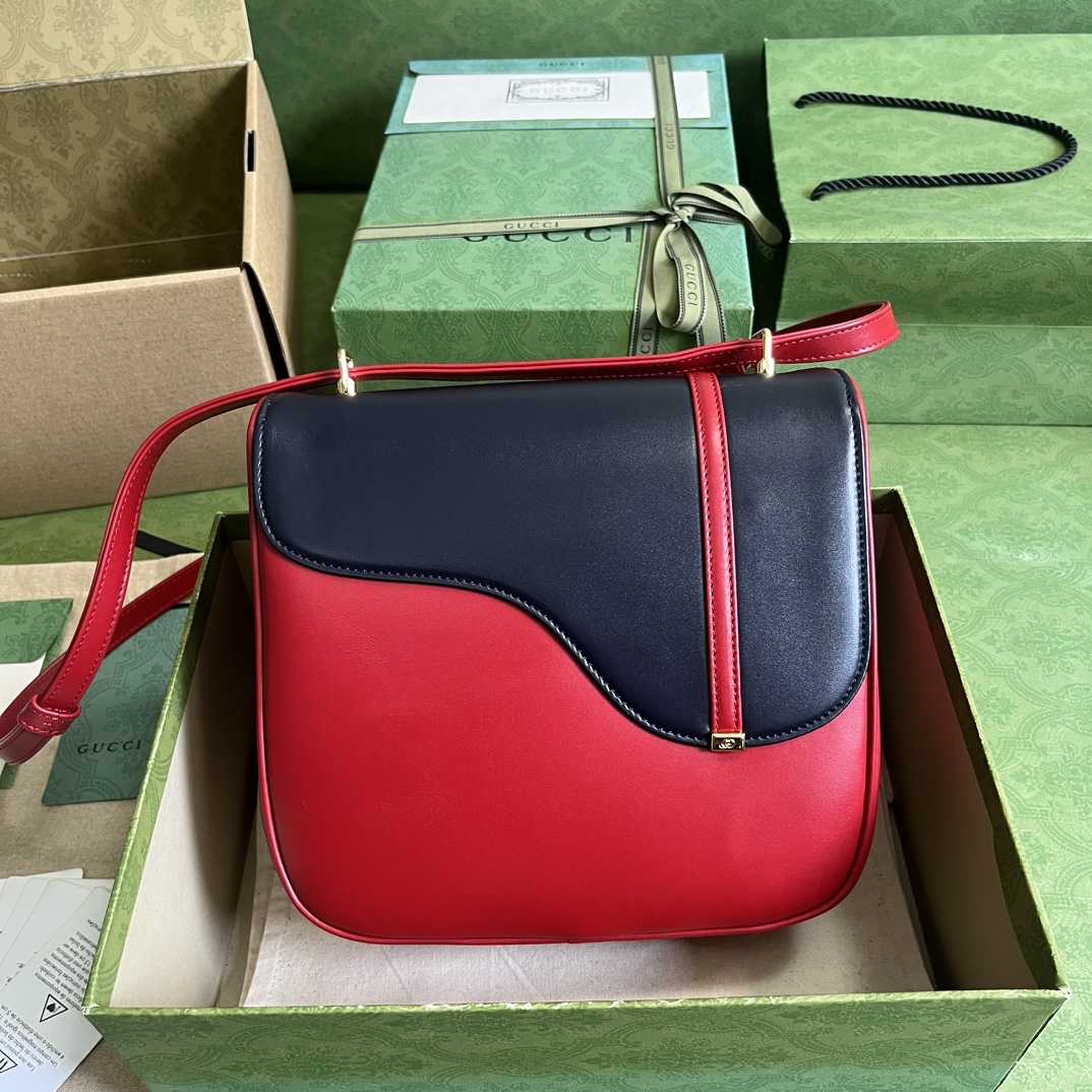 Gucci Equestrian Inspired Shoulder Bag(21-20-7cm)   - FashionPlug