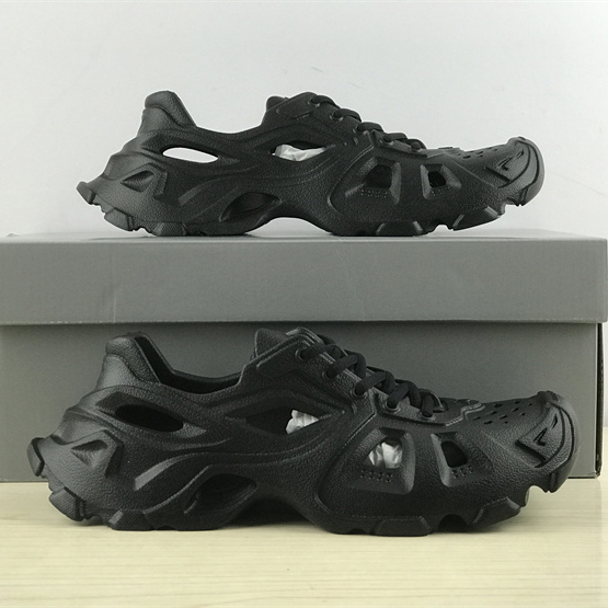 Balenciaga HD Lace-Up Sneaker In Black - FashionPlug