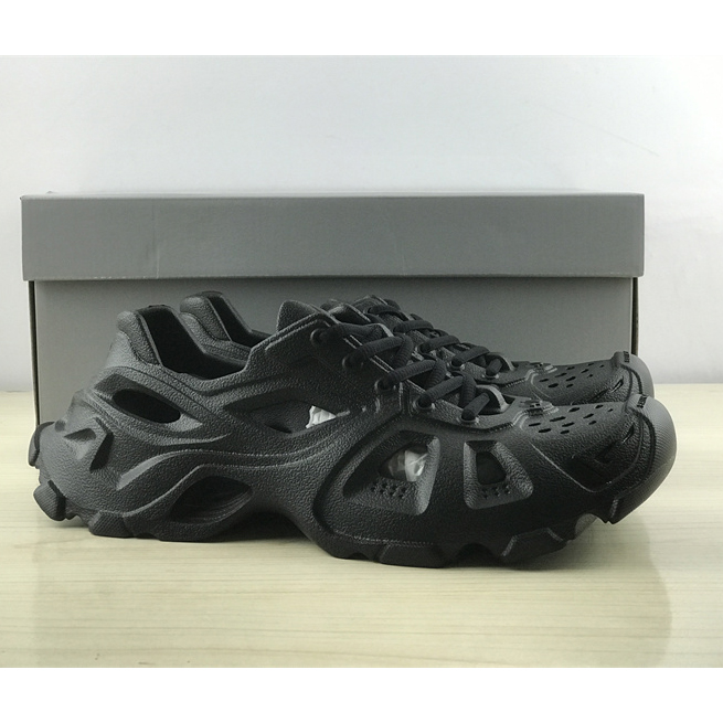 Balenciaga HD Lace-Up Sneaker In Black - FashionPlug