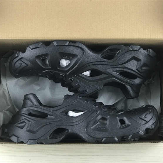 Balenciaga HD Lace-Up Sneaker In Black - FashionPlug