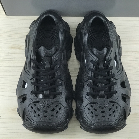 Balenciaga HD Lace-Up Sneaker In Black - FashionPlug