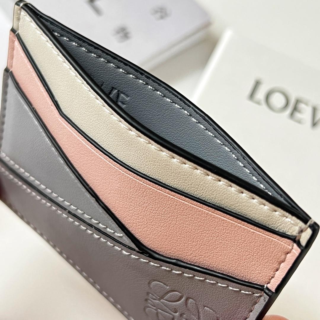 Loewe Puzzle Plain Cardholder (10x7.5cm) - FashionPlug