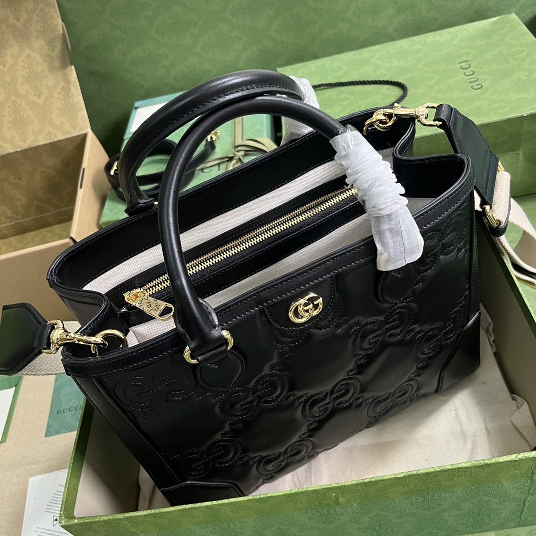 Gucci GG Matelassé Tote(31-27.5-14cm) - FashionPlug