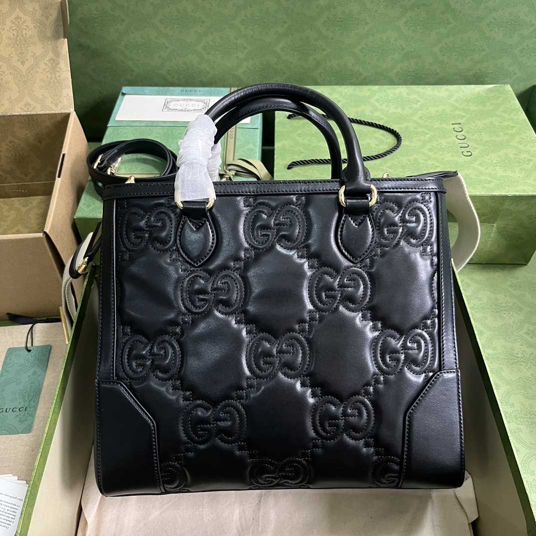 Gucci GG Matelassé Tote(31-27.5-14cm) - FashionPlug