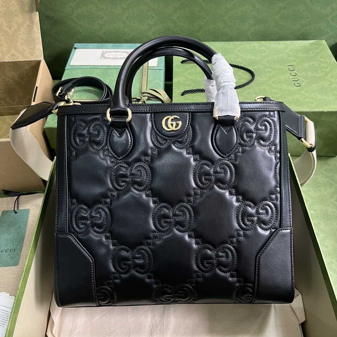 Gucci GG Matelassé Tote(31-27.5-14cm) - FashionPlug