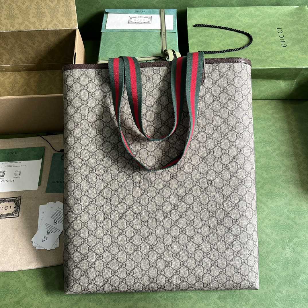 Gucci Ophidia GG Large Tote Bag - FashionPlug