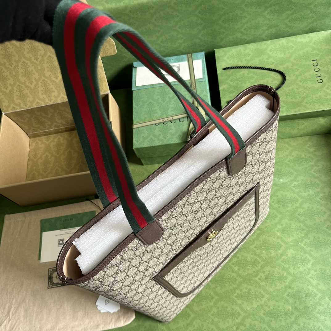 Gucci Ophidia GG Large Tote Bag - FashionPlug