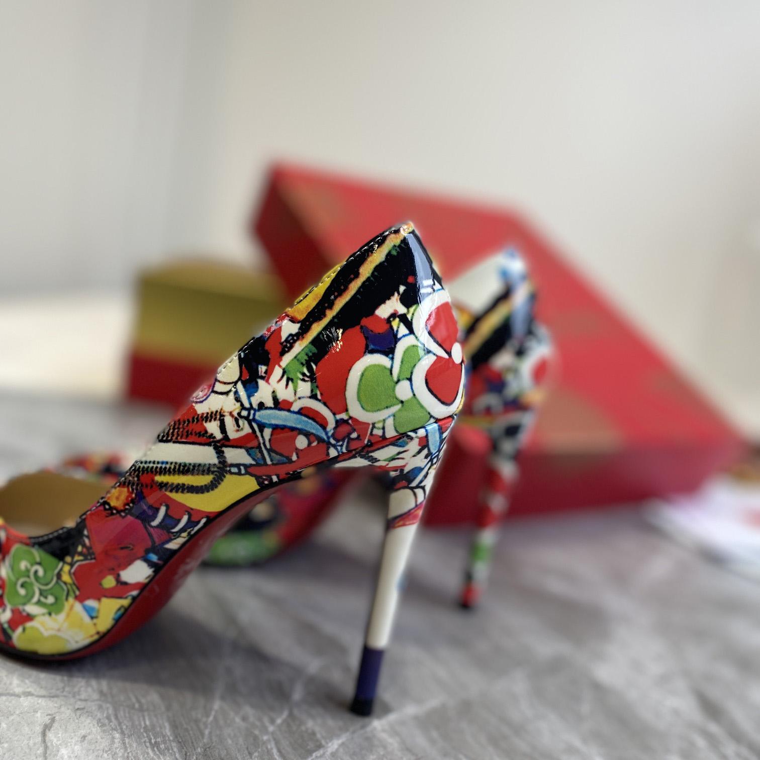 Christian Louboutin Pigalle Follies Print Pumps - FashionPlug