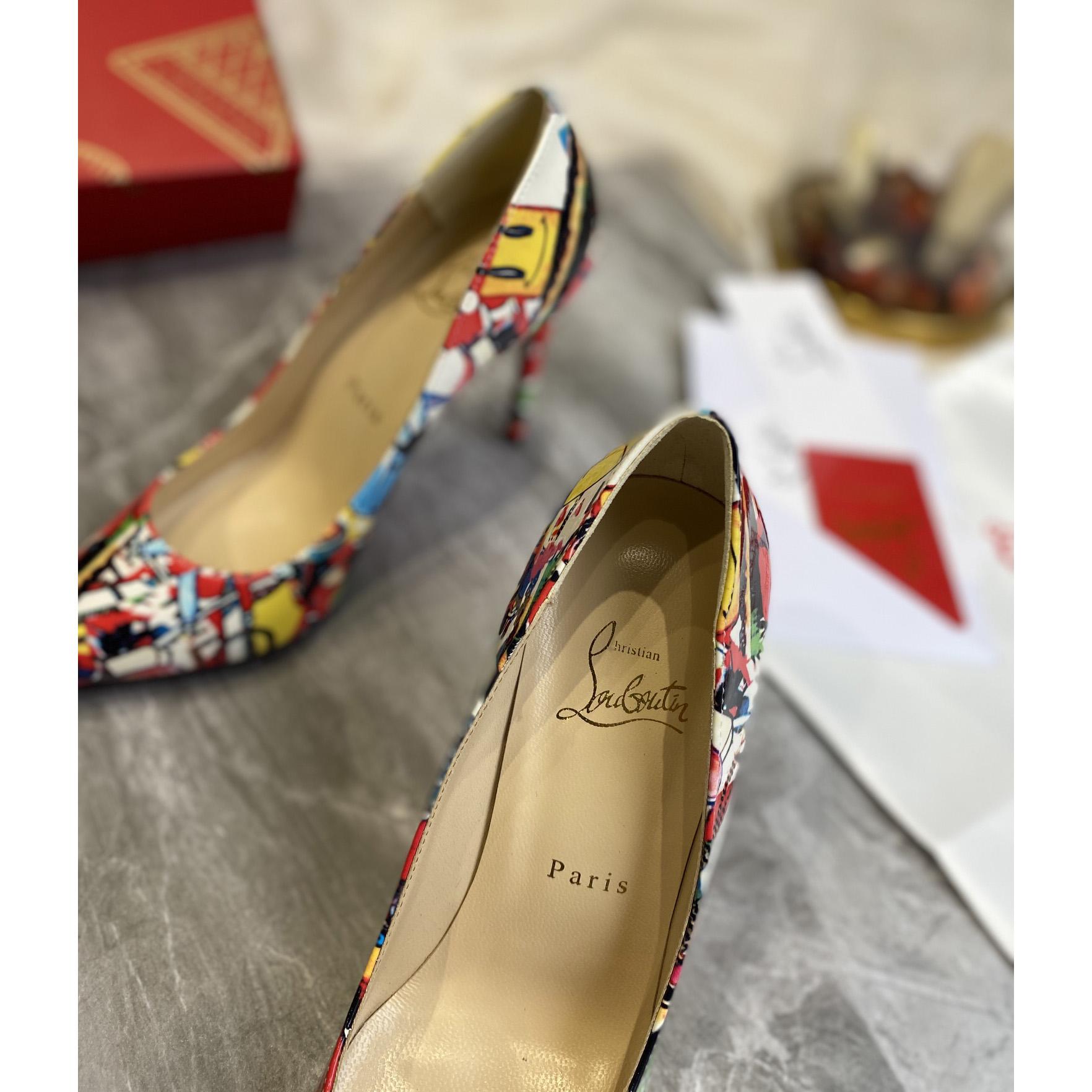 Christian Louboutin Pigalle Follies Print Pumps - FashionPlug