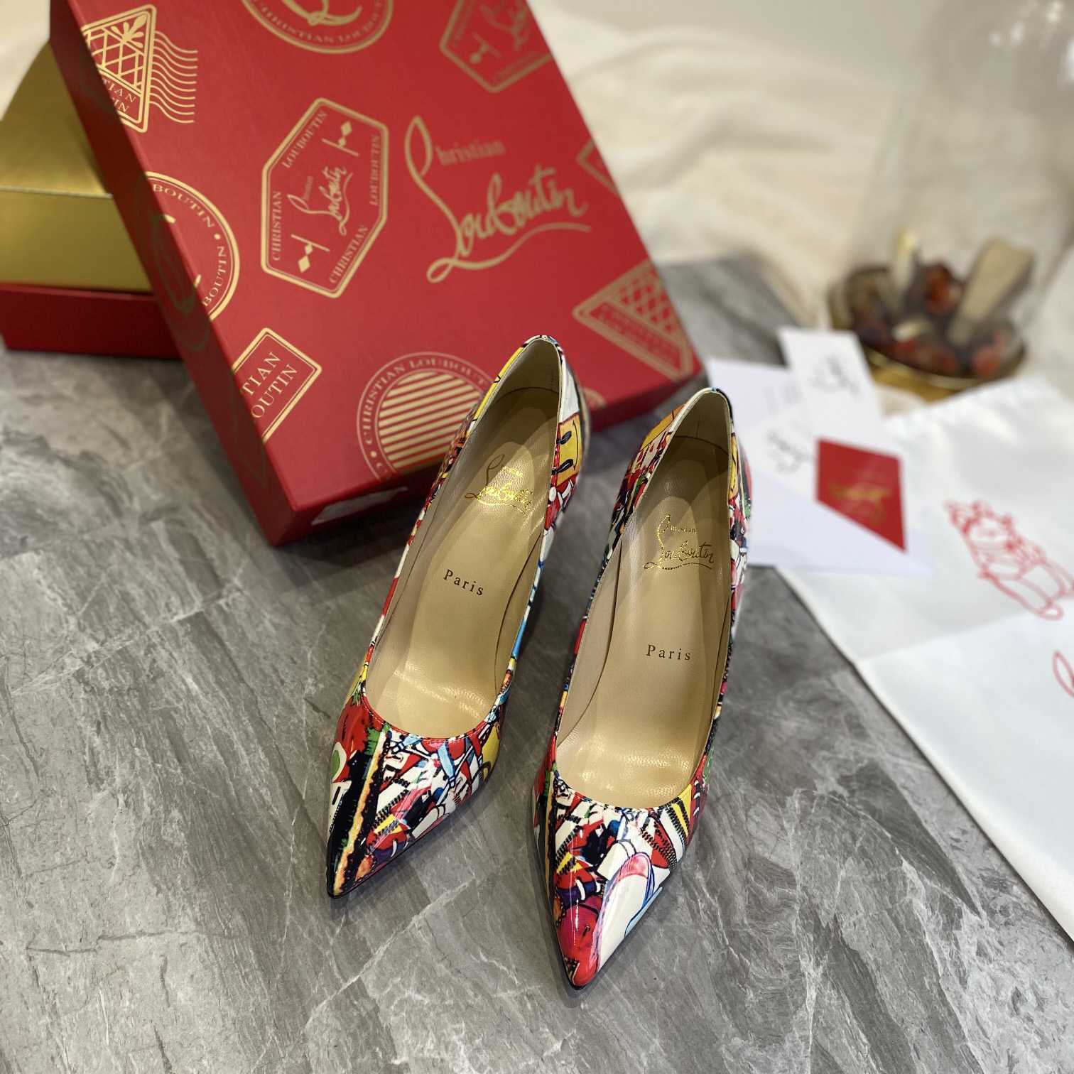 Christian Louboutin Pigalle Follies Print Pumps - FashionPlug
