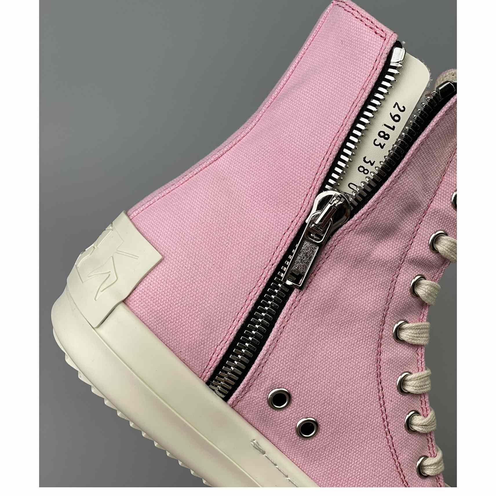 Rick Owens Strobe High-Top Sneakers - FashionPlug