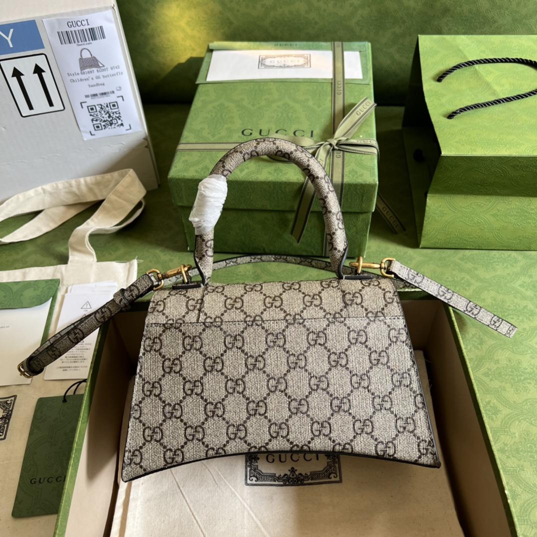 Gucci X Balenciaga The Hacker Project Small Hourglass Bag(22.5-14.5-10cm) - FashionPlug