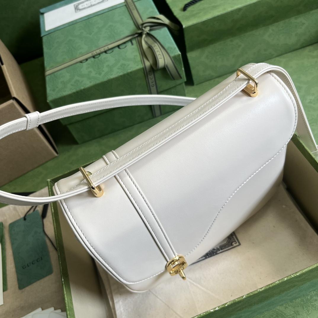 Gucci Equestrian Inspired Shoulder Bag(21-20-7cm)   - FashionPlug