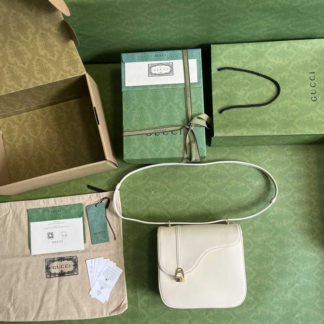 Gucci Equestrian Inspired Shoulder Bag(21-20-7cm)   - FashionPlug