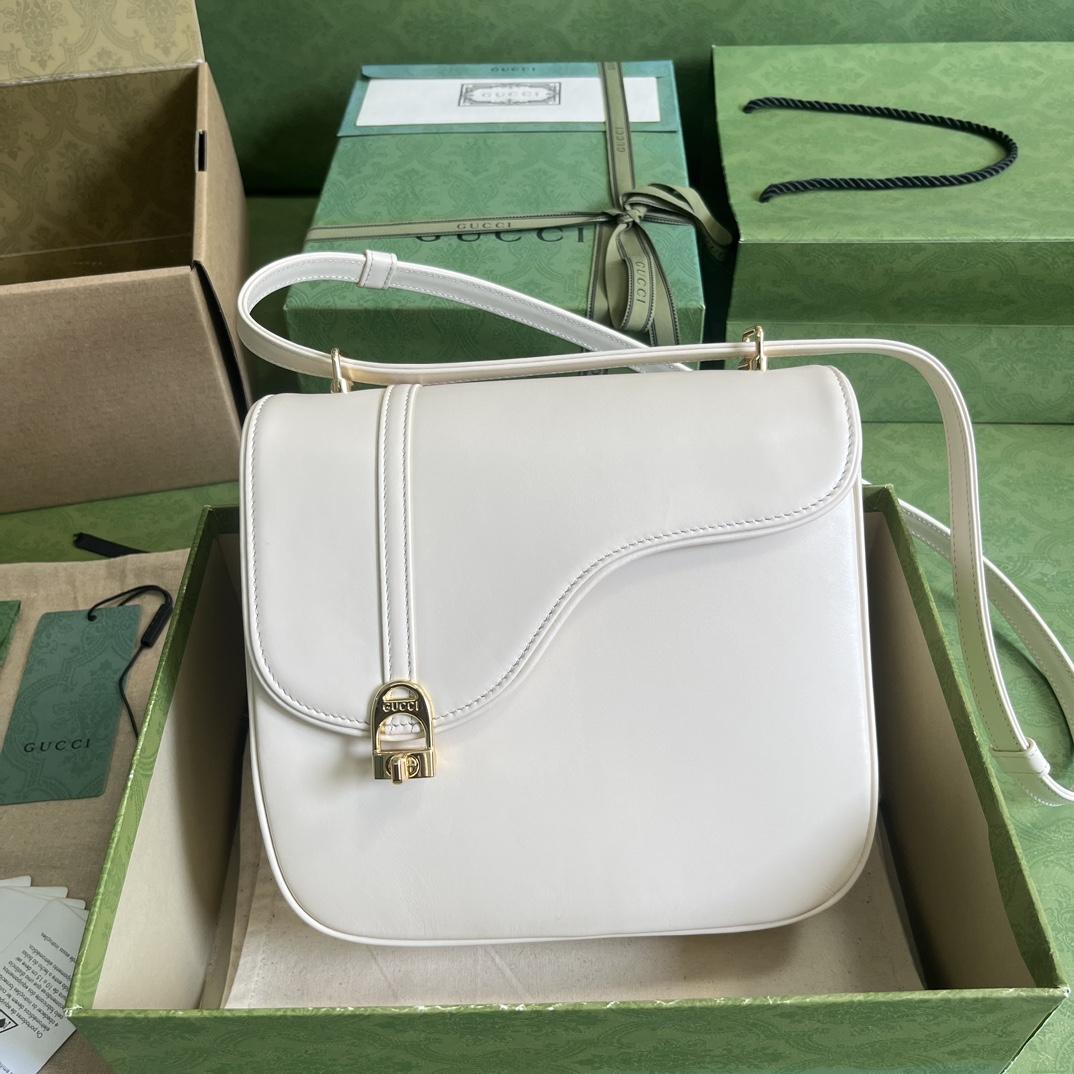 Gucci Equestrian Inspired Shoulder Bag(21-20-7cm)   - FashionPlug