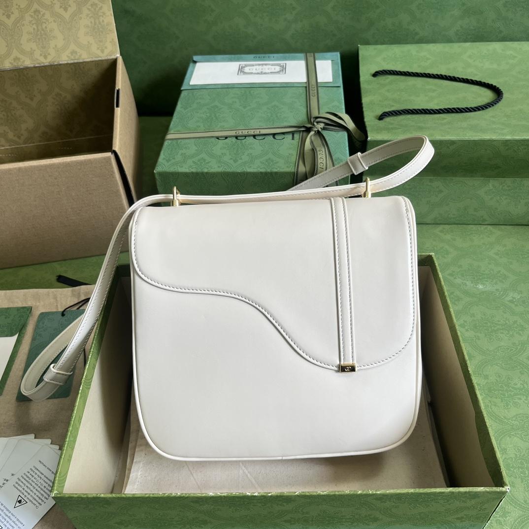 Gucci Equestrian Inspired Shoulder Bag(21-20-7cm)   - FashionPlug