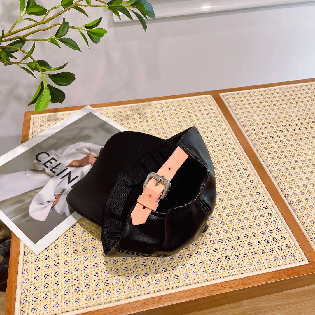 Louis Vuitton LV Pin Leather Cap    - FashionPlug