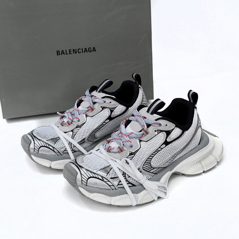 Balenciaga 3XL Trainers In Silvery - FashionPlug