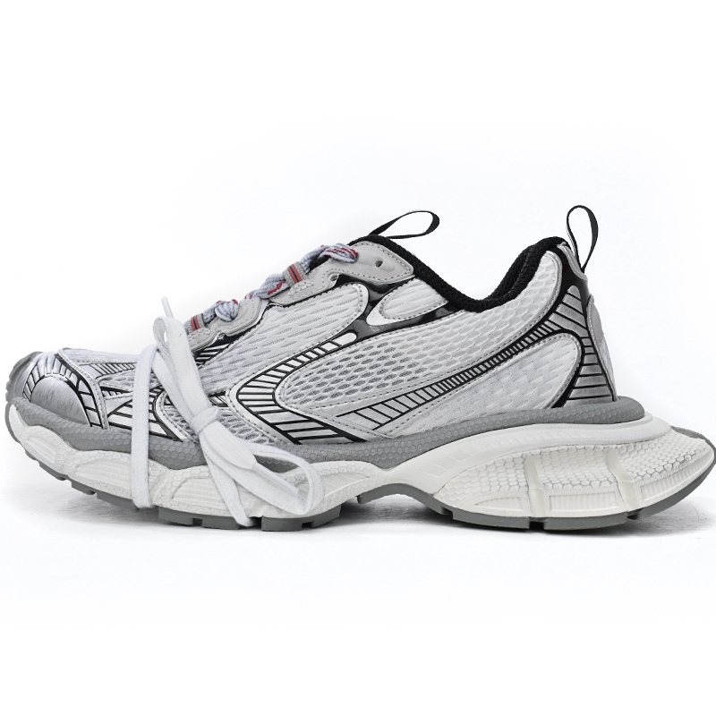 Balenciaga 3XL Trainers In Silvery - FashionPlug