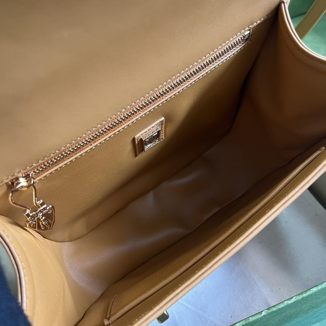 Gucci Equestrian Inspired Shoulder Bag(21-20-7cm)   - FashionPlug