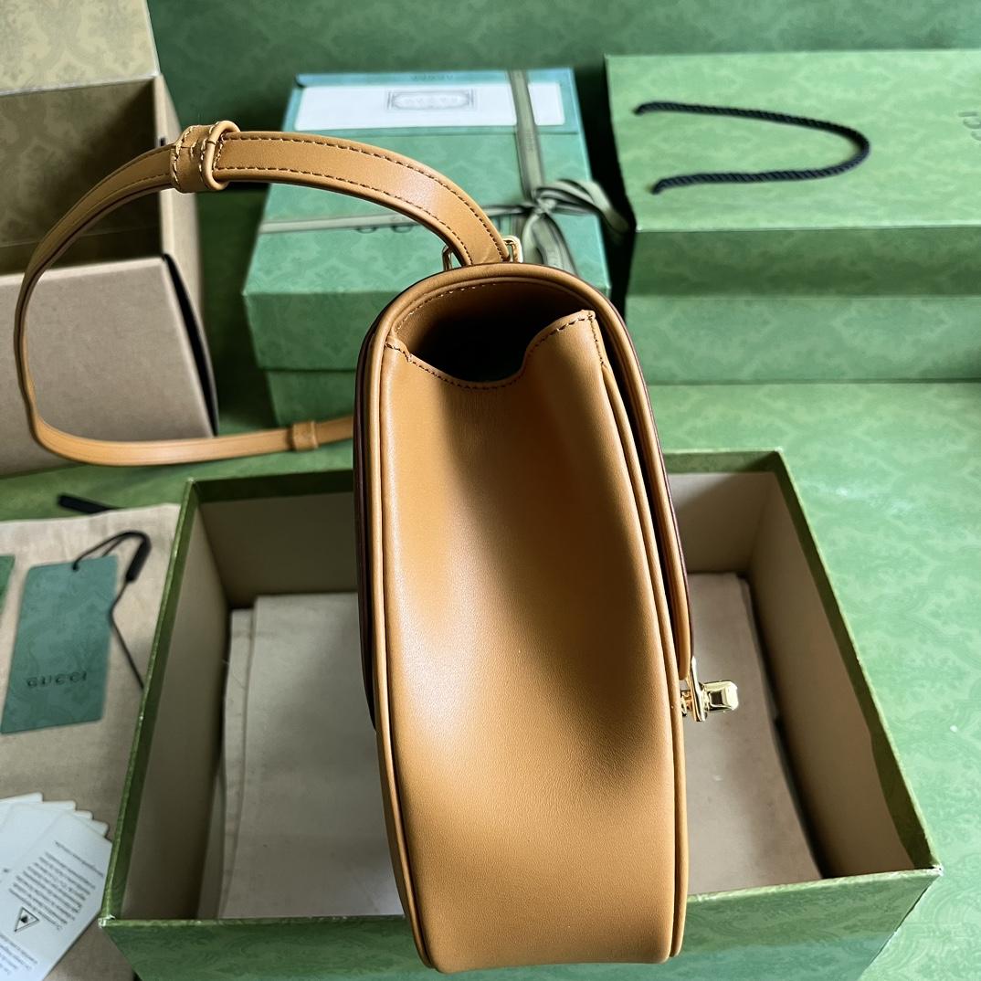 Gucci Equestrian Inspired Shoulder Bag(21-20-7cm)   - FashionPlug