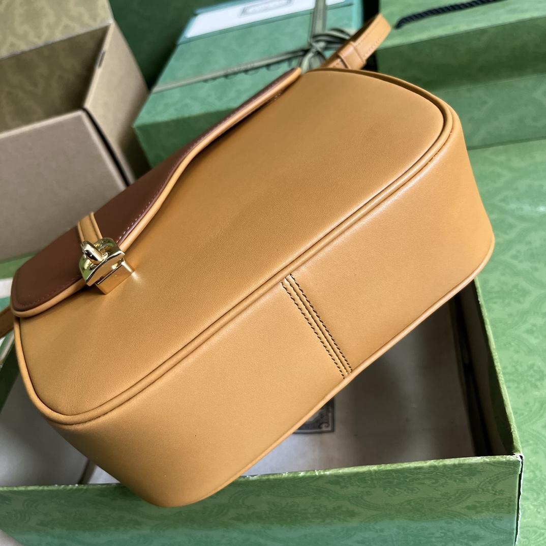 Gucci Equestrian Inspired Shoulder Bag(21-20-7cm)   - FashionPlug