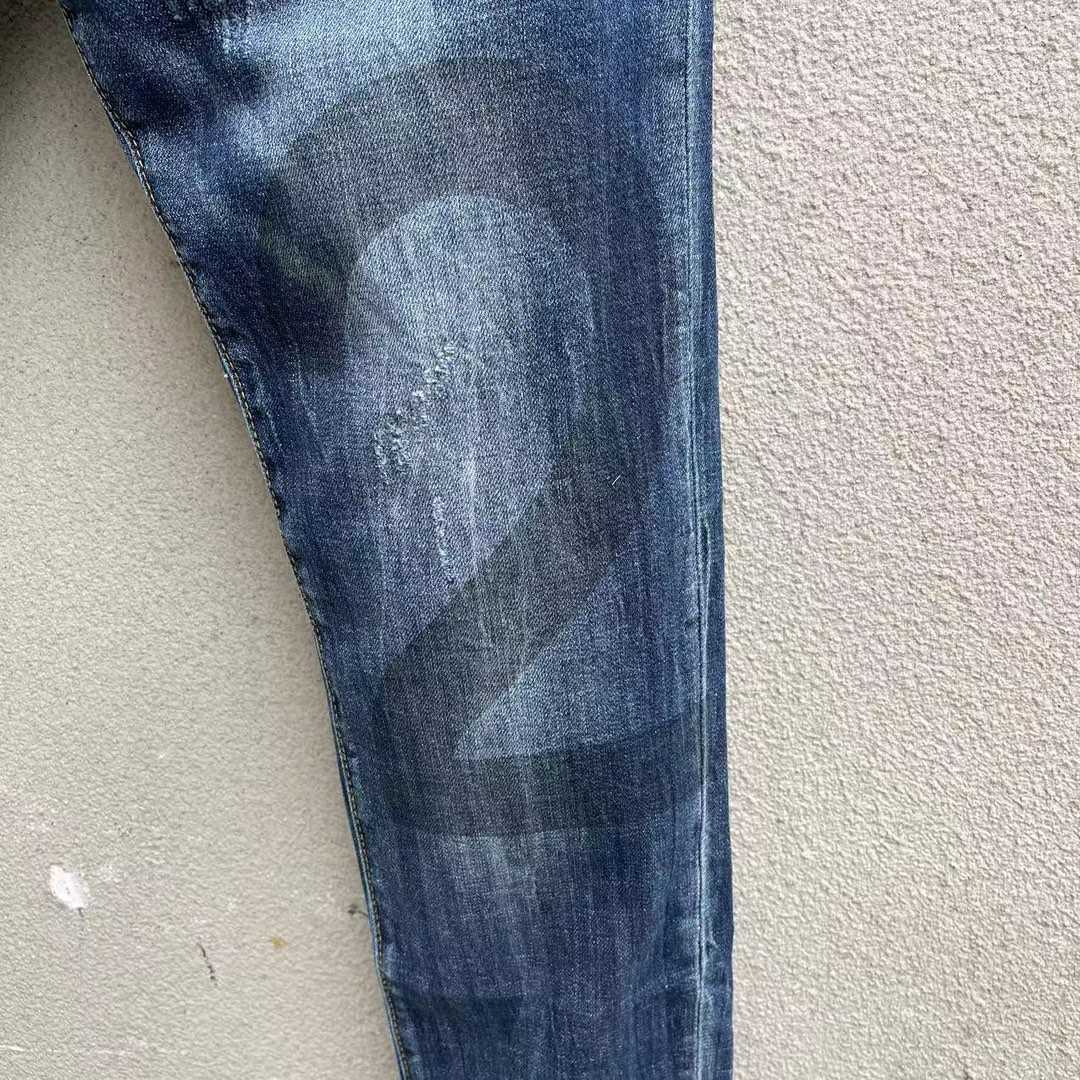 Dsquared2 Logo Detailed Skinny Jeans In Blue   DSQ102 - FashionPlug