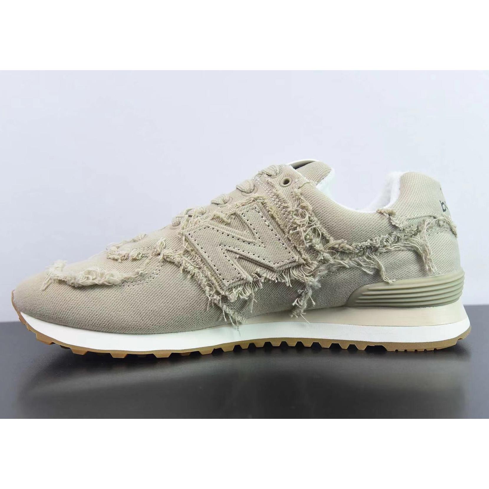 New Balance 574 x Miu Women's Miu Denim Sneakers - FashionPlug