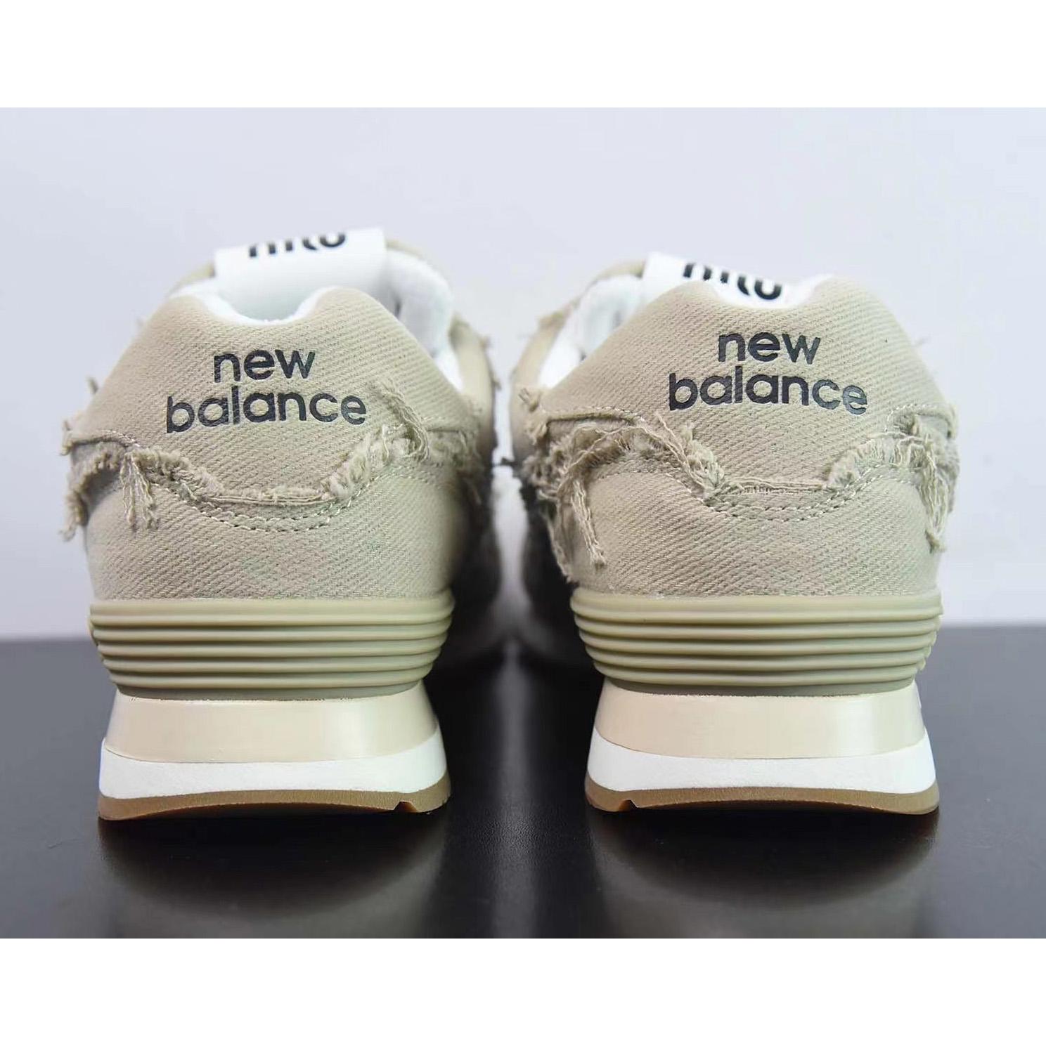 New Balance 574 x Miu Women's Miu Denim Sneakers - FashionPlug