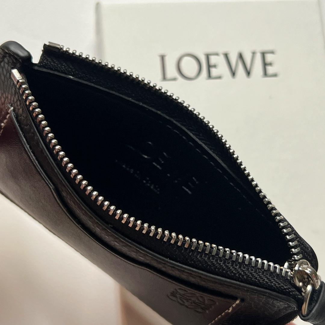 Loewe Coin Cardholder In Soft Grained Calfskin - FashionPlug