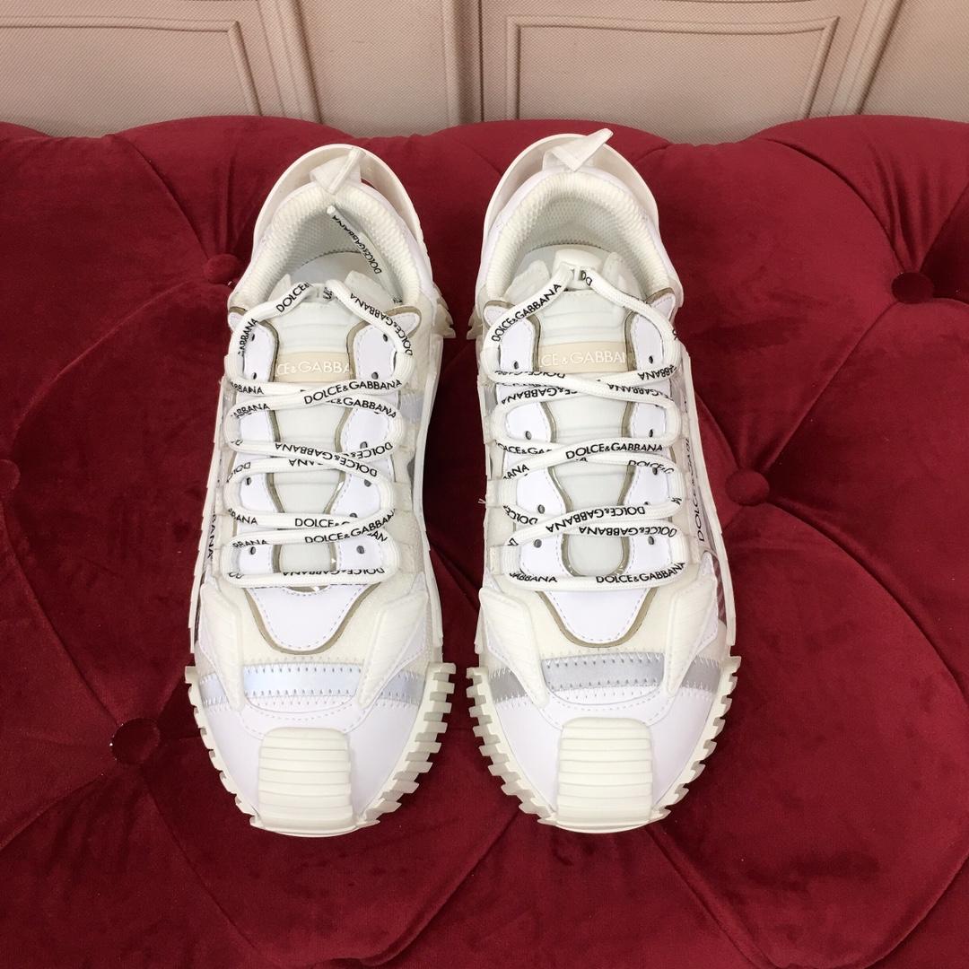 Dolce & Gabbana Reflective Fabric NS1 Sneakers - FashionPlug
