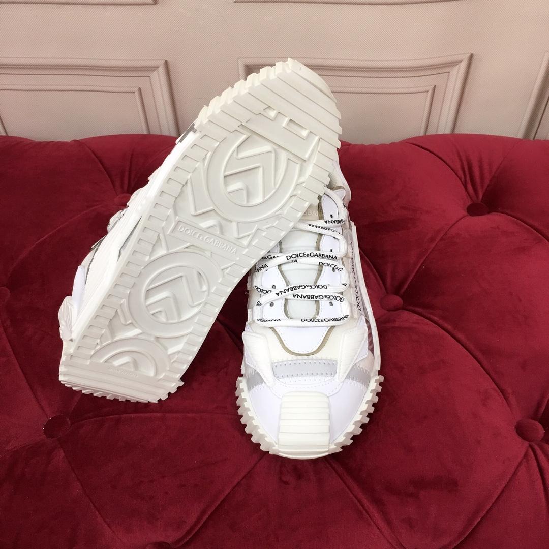 Dolce & Gabbana Reflective Fabric NS1 Sneakers - FashionPlug