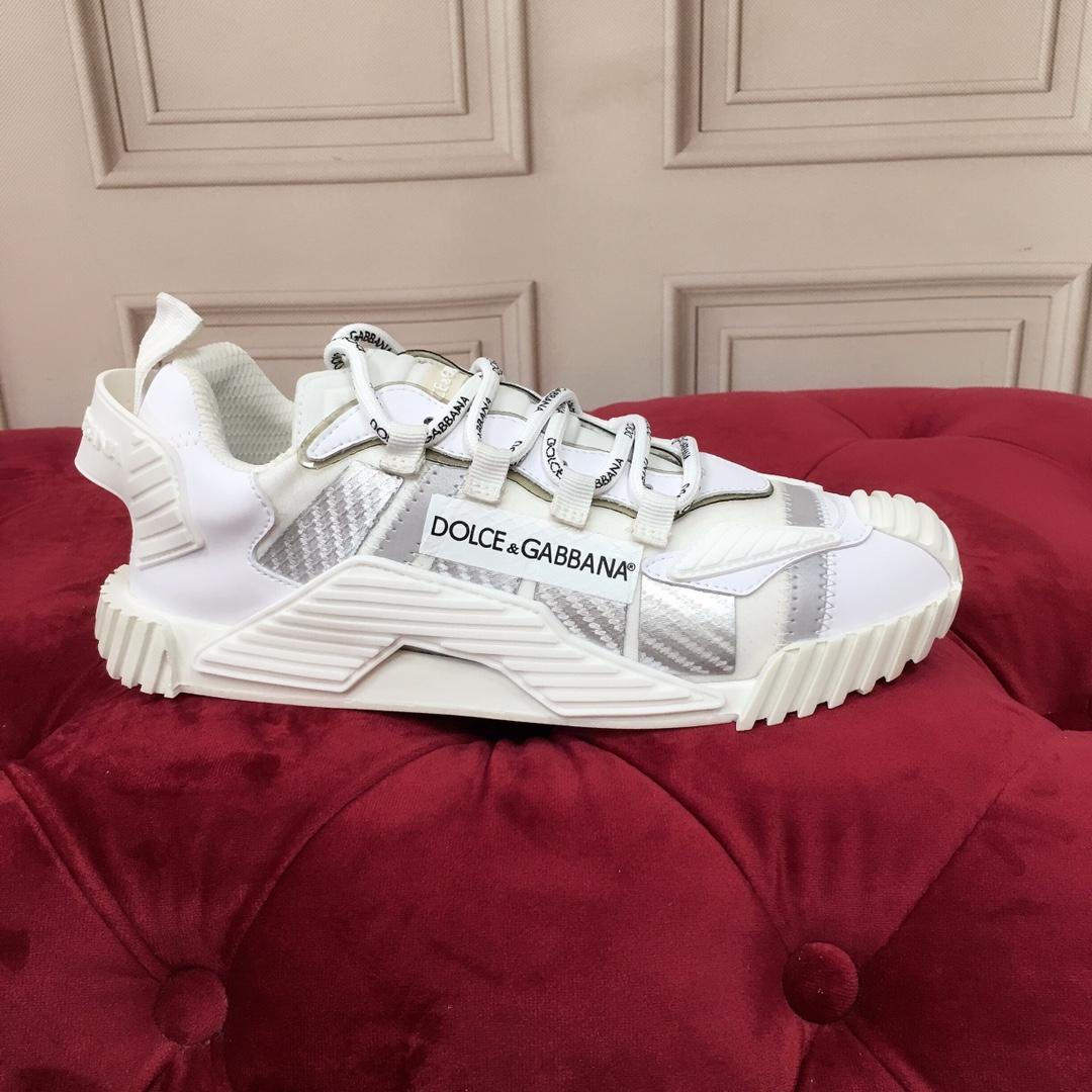 Dolce & Gabbana Reflective Fabric NS1 Sneakers - FashionPlug