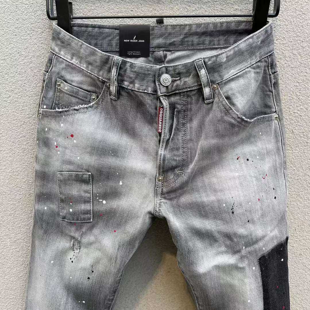 Dsquared2 Patch-Detail Cool Guy Slim Jeans    DSQ107 - FashionPlug