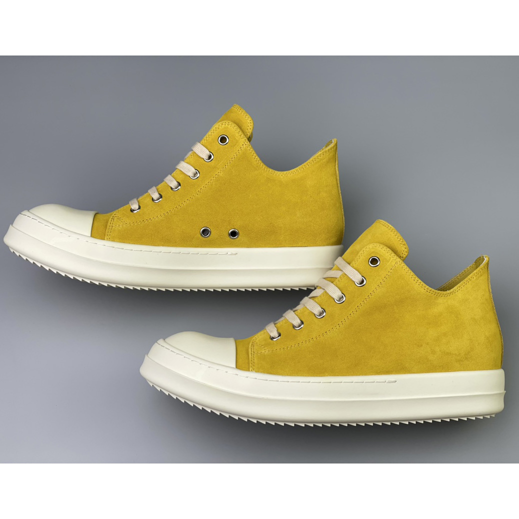 Rick Owens Drkshdw Low Top Ramones Sneakers - FashionPlug