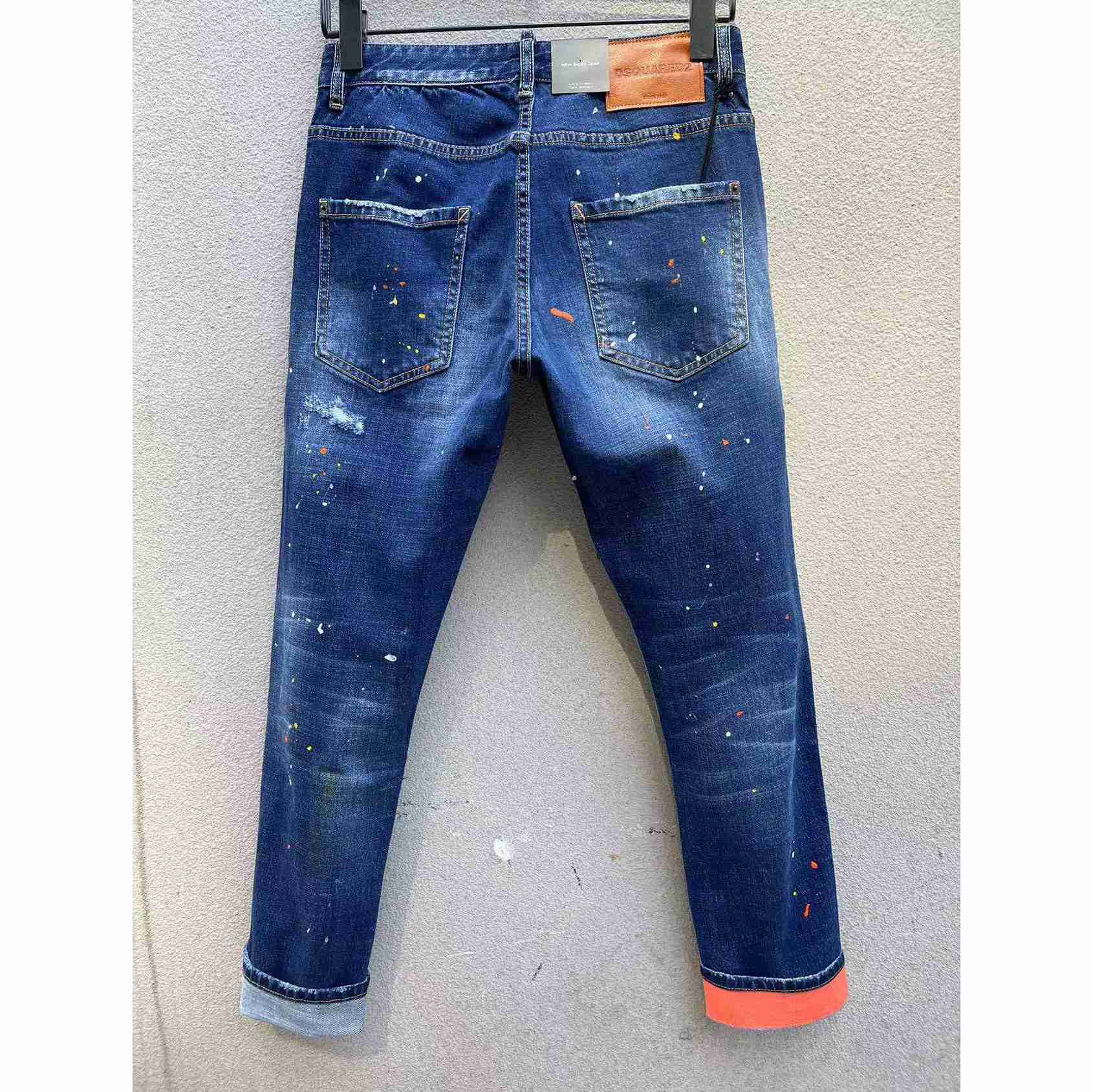 Dsquared2 Tidy Biker Slim-Fit Denim Jeans   DSQ108 - FashionPlug