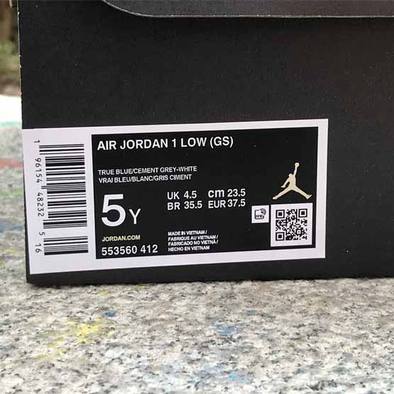 Air Jordan 1 Low Sneaker     553560-412 - FashionPlug