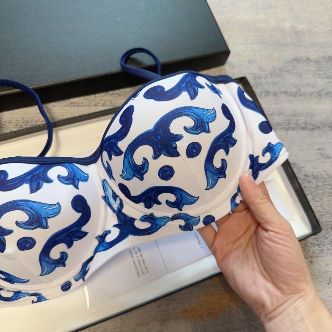 Dolce & Gabbana Majolica-print Balconette Bikini - FashionPlug