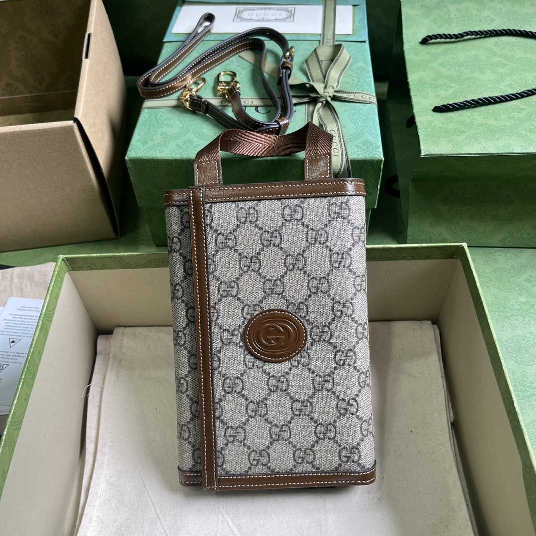 Gucci GG Top Handle Wallet(20-16-8.5cm) - FashionPlug
