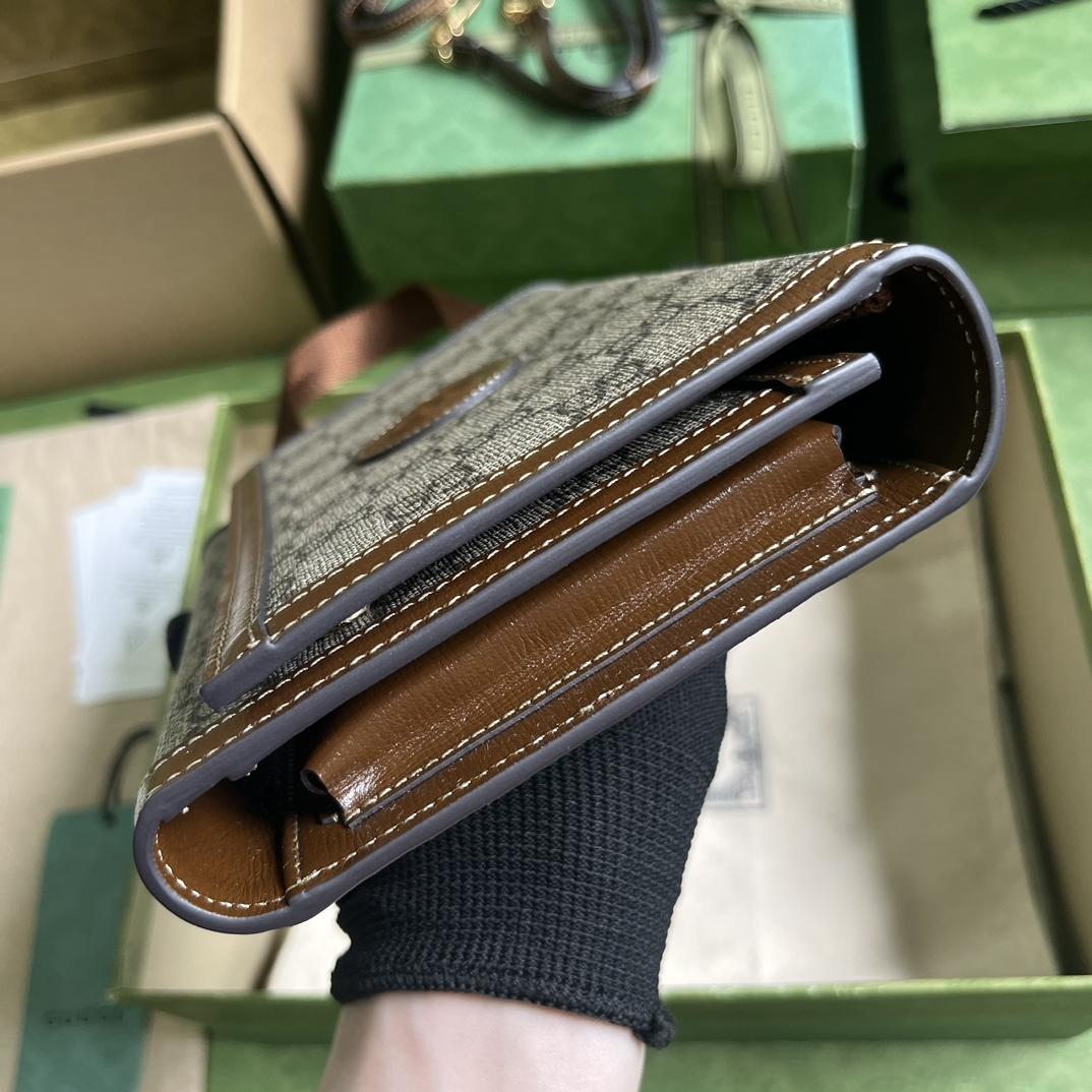 Gucci GG Top Handle Wallet(20-16-8.5cm) - FashionPlug